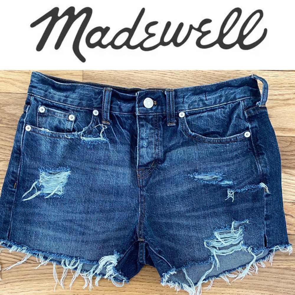 Madewell Distressed Denim Shorts